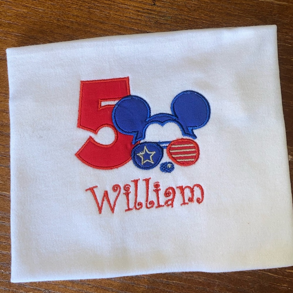 Fourth Of July custom embroidery shirts